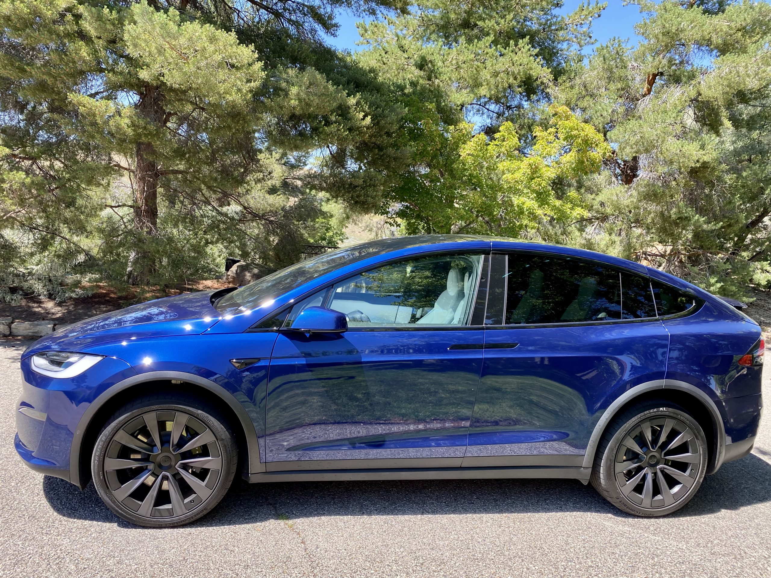 2022 / Model X / PLAID / Deep Blue Metallic JJOI8 Sell Your Tesla