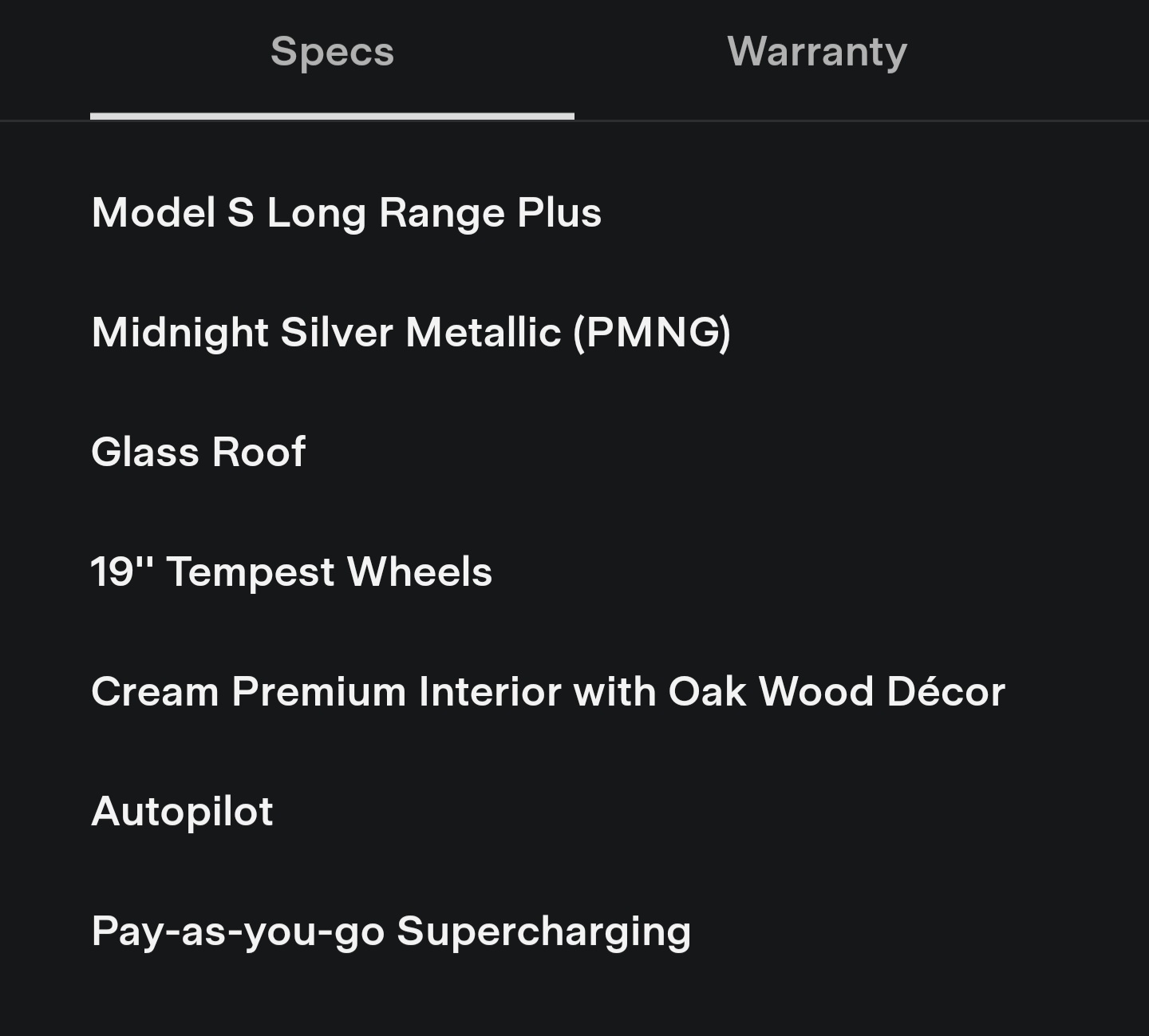 2020 / Model S / Long Range Plus / Midnight Silver Metallic K9CRW