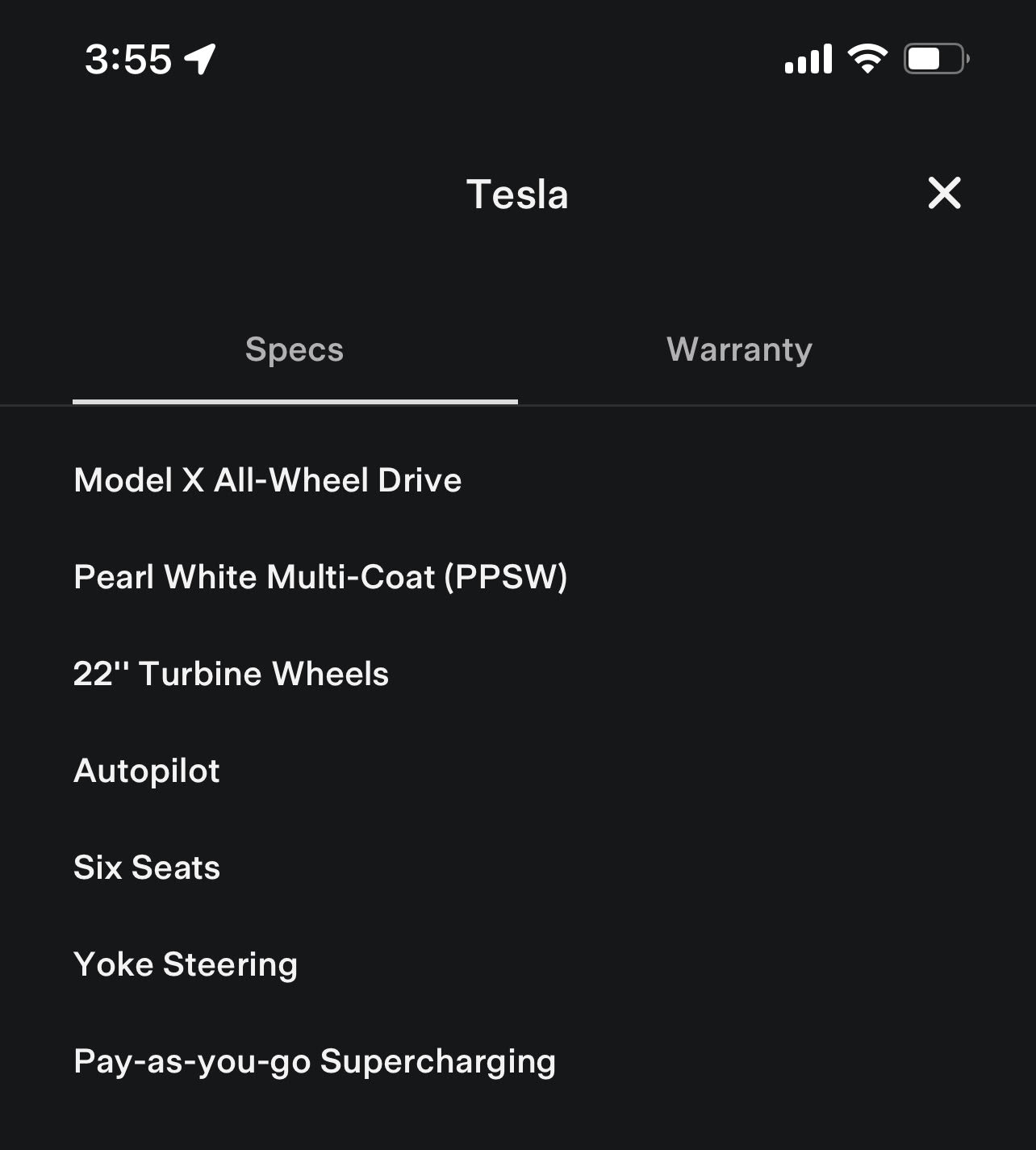 2023 / Model X / Long Range / Pearl White Multi Coat PKJPY Sell