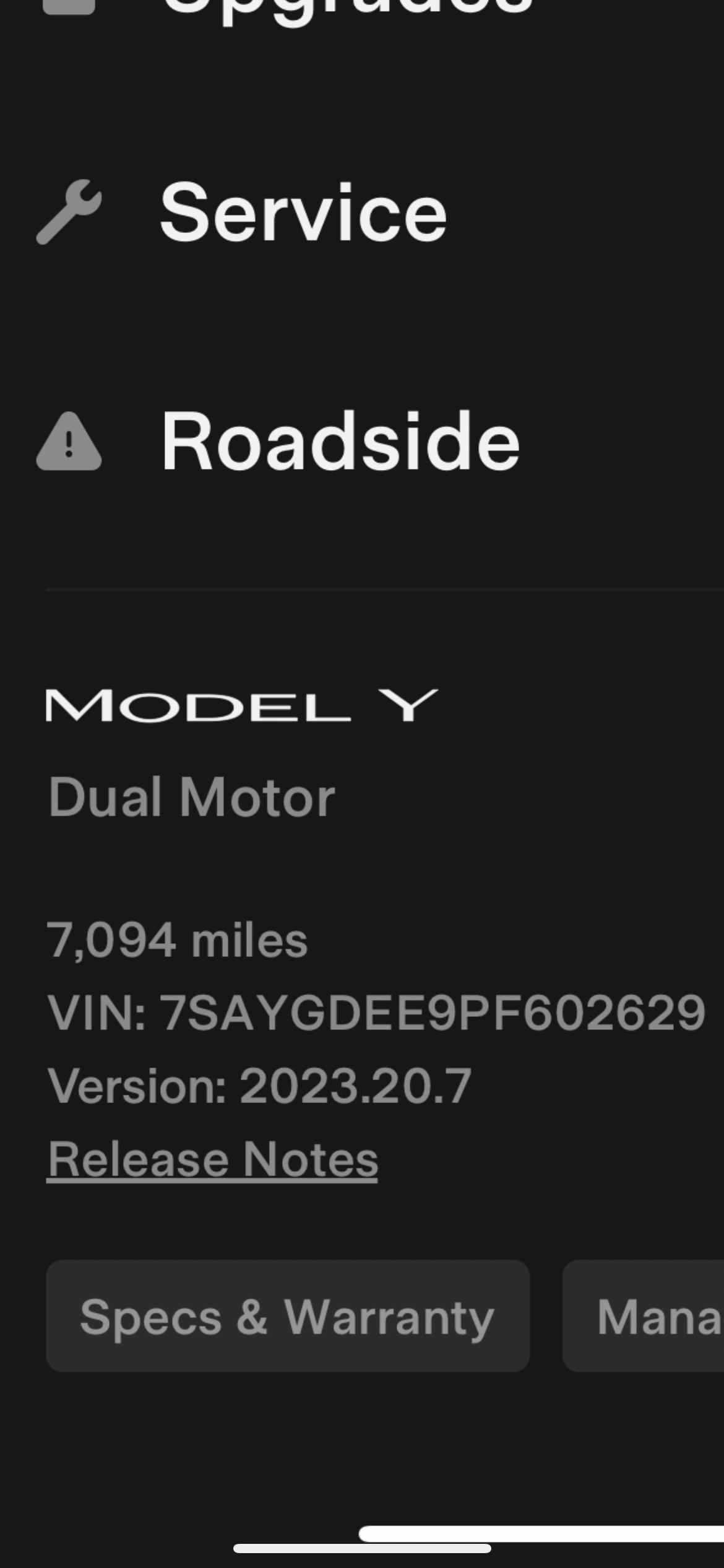 2023 / Model Y / Long Range AWD / Midnight Silver Metallic UY4X4