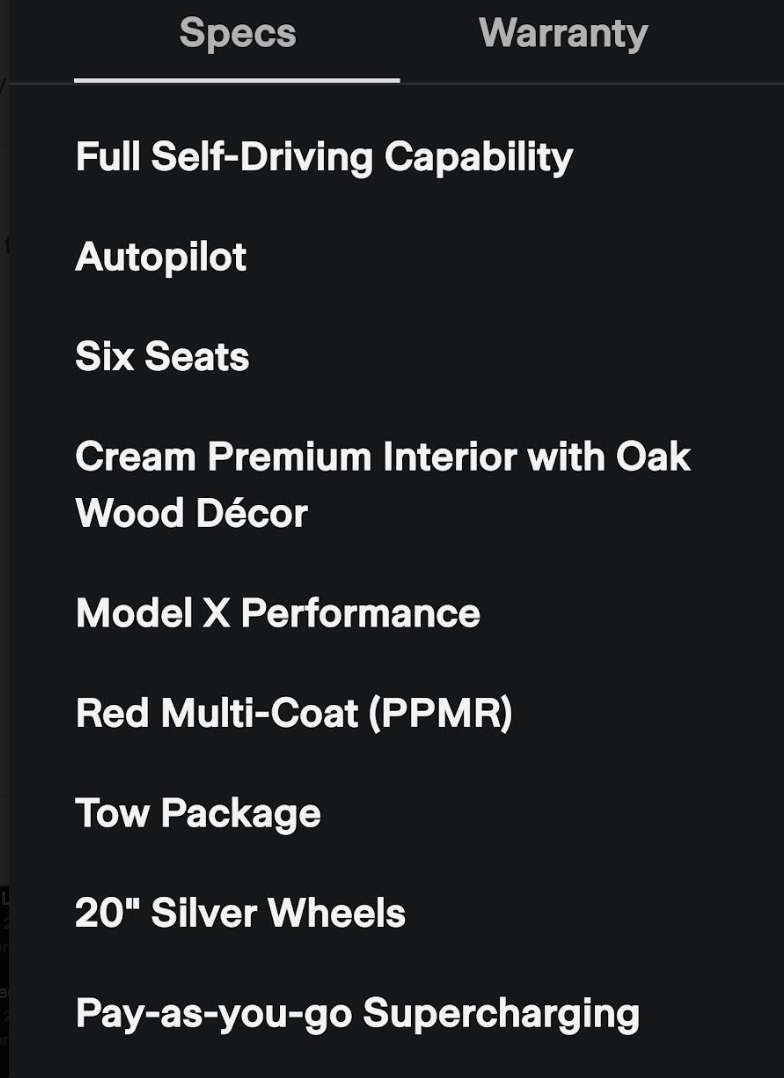 2021 / Model X / Performance / Red MultiCoat 4MG7U Sell Your Tesla